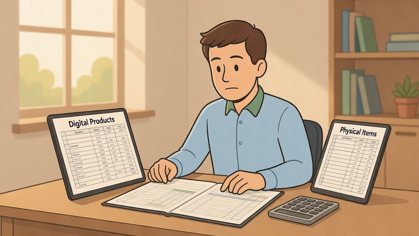 Digital File vs Physical Product Margins