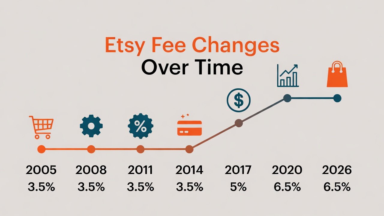 Etsy Fee Increases over the Years: A Timeline